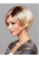 8" Straight Short Bobs Real Human Hair Wigs