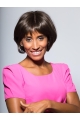 Sleek Short Straight Black Bobs African American Wigs