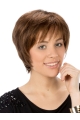 Soft 100% Hand-tied Synthetic Straight 8" Short Wigs