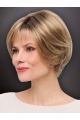 Fashion 8" Short Straight Blonde Bob Wigs