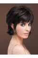 Refined Black Straight Short Human Hair Wigs