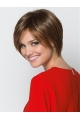 Synthetic Brown Monofilament 9" Bob Wigs