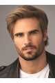 New Arrival 8" Straight Brown Classic Men Wigs