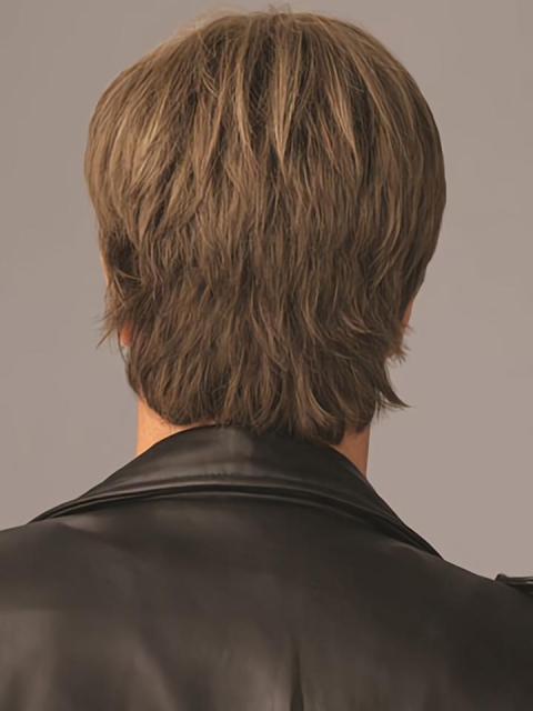 New Arrival 8" Straight Brown Classic Men Wigs