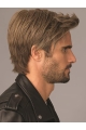 New Arrival 8" Straight Brown Classic Men Wigs