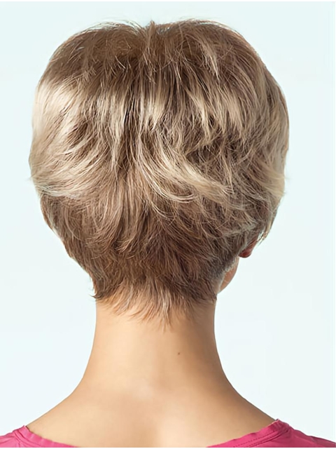 Boycuts Blonde 8" Best Short Wigs