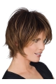 Popular Brown Straight Short Human Hair Wigs