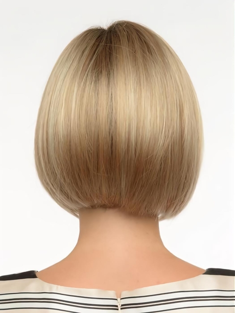 Straight Capless Blonde Bob Best Synthetic Hair Wigs