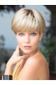 Short Straight Capless With Bangs Top Synthetic Wigs