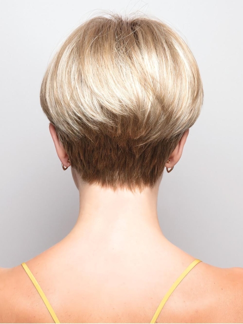 Short Straight Capless With Bangs Top Synthetic Wigs