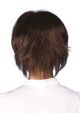 Short Monofilament Synthetic Mono Synthetic Wigs For White Women