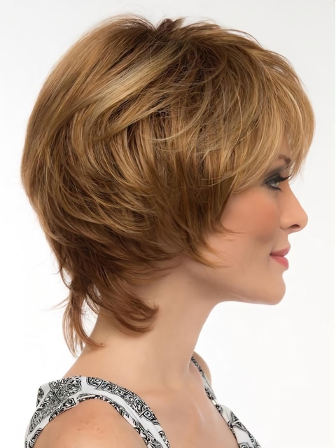 Short Monofilament Synthetic Mono Can Synthetic Wigs Be Dye