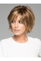 Straight Brown Short 6" Synthetic Lace Wigs