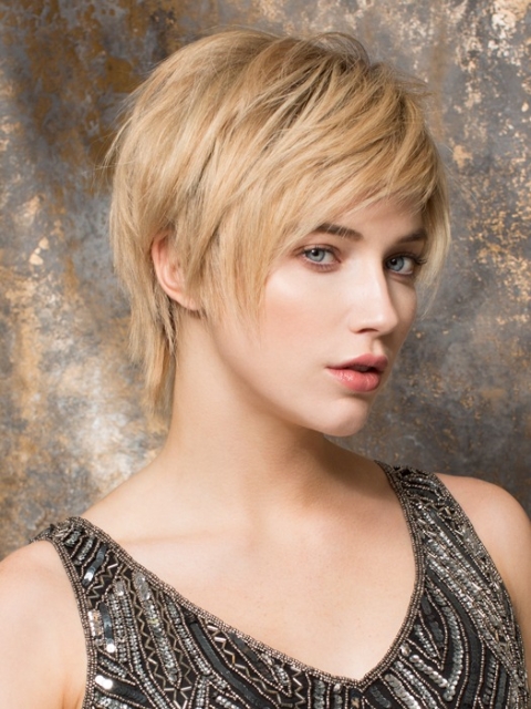 Discount Blonde 6" Straight Boycuts Human Hair Wigs