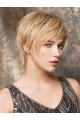 Discount Blonde 6" Straight Boycuts Human Hair Wigs