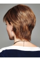 Short Monofilament With Bangs Human Hair Wigs