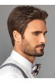 New Arrival 4" Straight Brown Classic Men Wigs