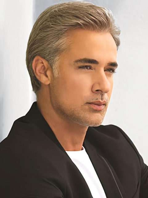 New Arrival 6" Straight Blonde Classic Men Wigs