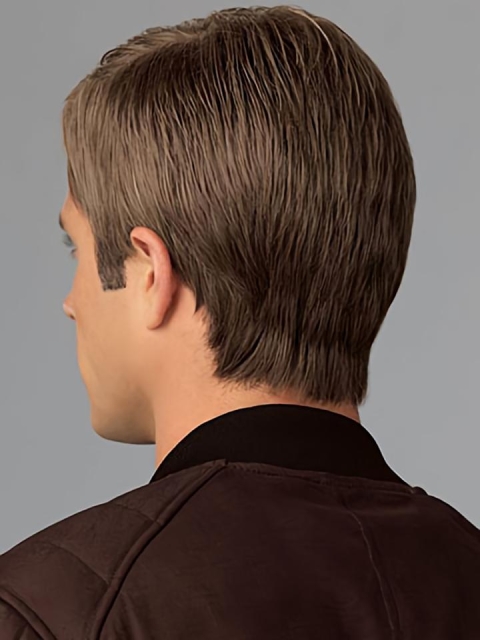 New Arrival 6" Straight Brown Classic Men Wigs