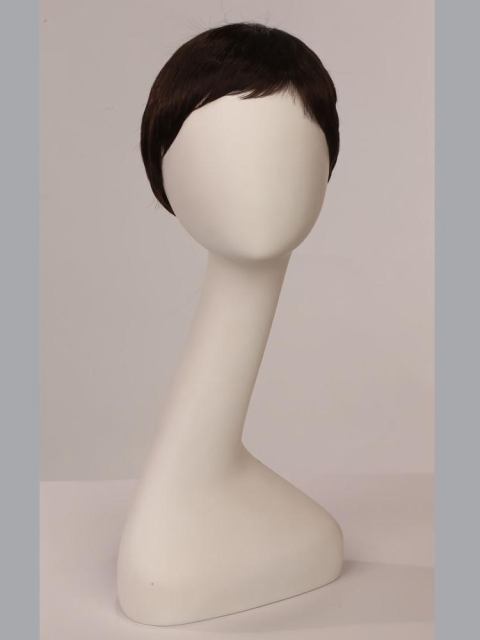 Full Lace Grey Straight Short Boycuts Wigs