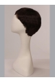 Full Lace Grey Straight Short Boycuts Wigs