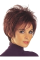 Red Amazing Boycuts Straight Short Wigs