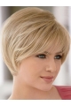 Remy Human Hair Blonde Monofilament Gentle Short Wigs