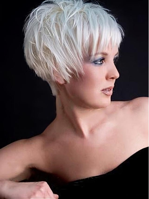 Straight Synthetic Easy Short Wigs