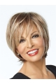 Faddish Blonde Monofilament Short Lace Front Wigs