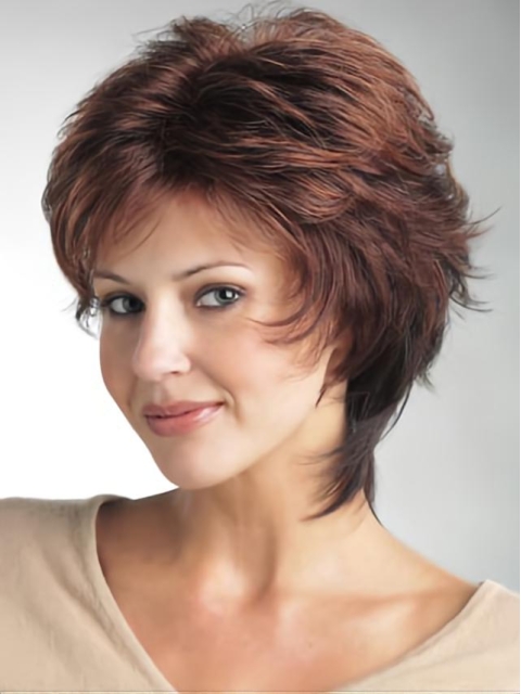 Flexibility Monofilament Straight Short Classic Wigs