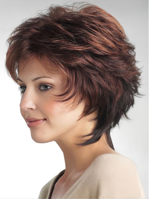 Flexibility Monofilament Straight Short Classic Wigs