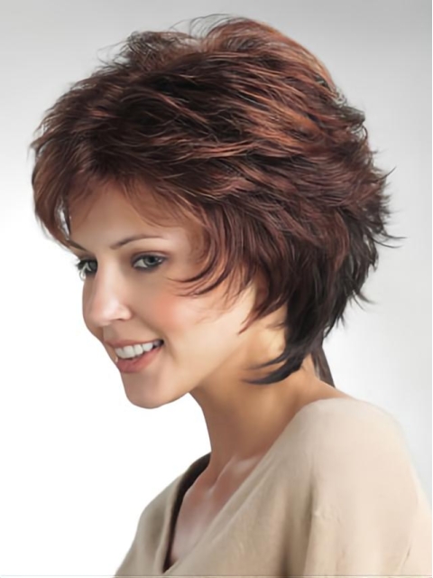 Flexibility Monofilament Straight Short Classic Wigs