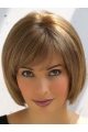 Incredible Brown Straight Short Human Hair Wigs