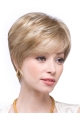 Wholesome Blonde Straight Short Human Hair Wigs