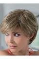 Blonde Lace Front Remy Human Hair Modern Short Wigs