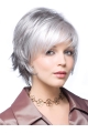 Silver Lady Short Cute Elegent Women Wigs