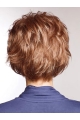 100% Hand-tied Auburn Straight Short Petite Wigs