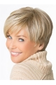 Affordable Cropped Blonde Capless Synthetic Wigs