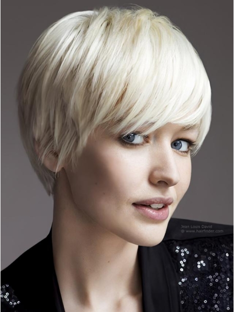 Young Fashion Bob for Silver Mono Capless Hair Wigs