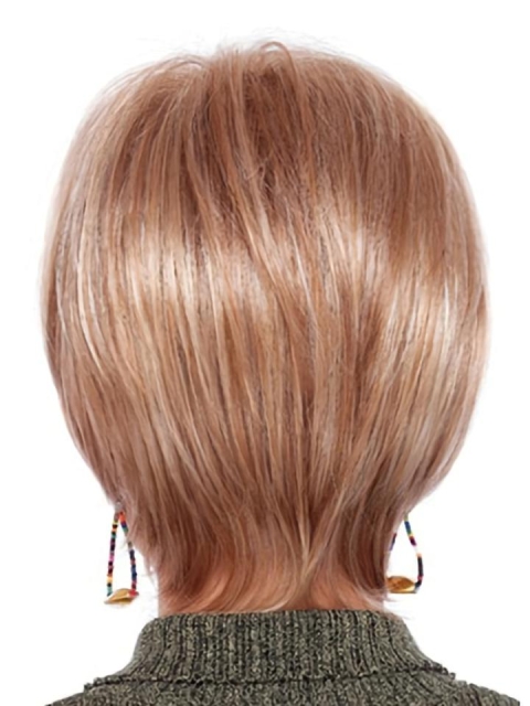 Blonde Lace Front Synthetic Soft Short Wigs