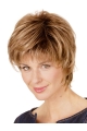 Blonde Straight Synthetic Easy Short Wigs