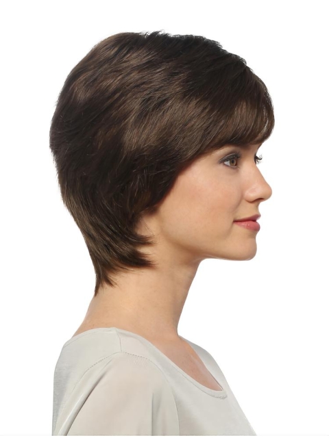 New Design Straight Black Layered Fashional Wigs