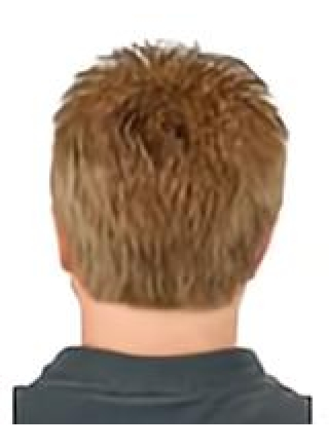 Sassy Blonde Monofilament Short Men Toupees