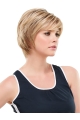 8" Straight Monofilament Blonde Synthetic Short Wigs