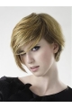 Blonde Straight Remy Human Hair Radiant Short Wigs