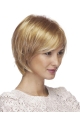 Discount Straight Short Blonde Capless Synthetic Women Bobs Wigs