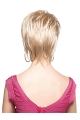 Trendy Blonde Straight Short Capless Synthetic Women Wigs