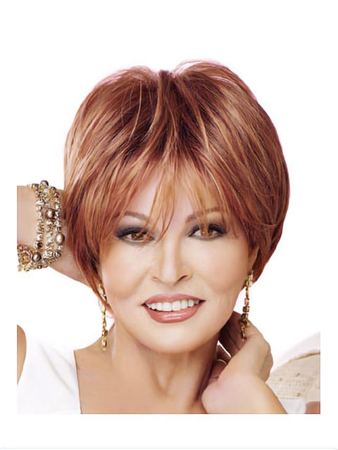 Straight Short Best Boycuts Lace Front Synthetic Women Wigs