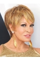 Beautiful Short Straight Blonde Boycuts Fashional Synthetic Women Wigs