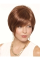 Traditiona Auburn Straight Lace Front Short Synthetic Women Wigs